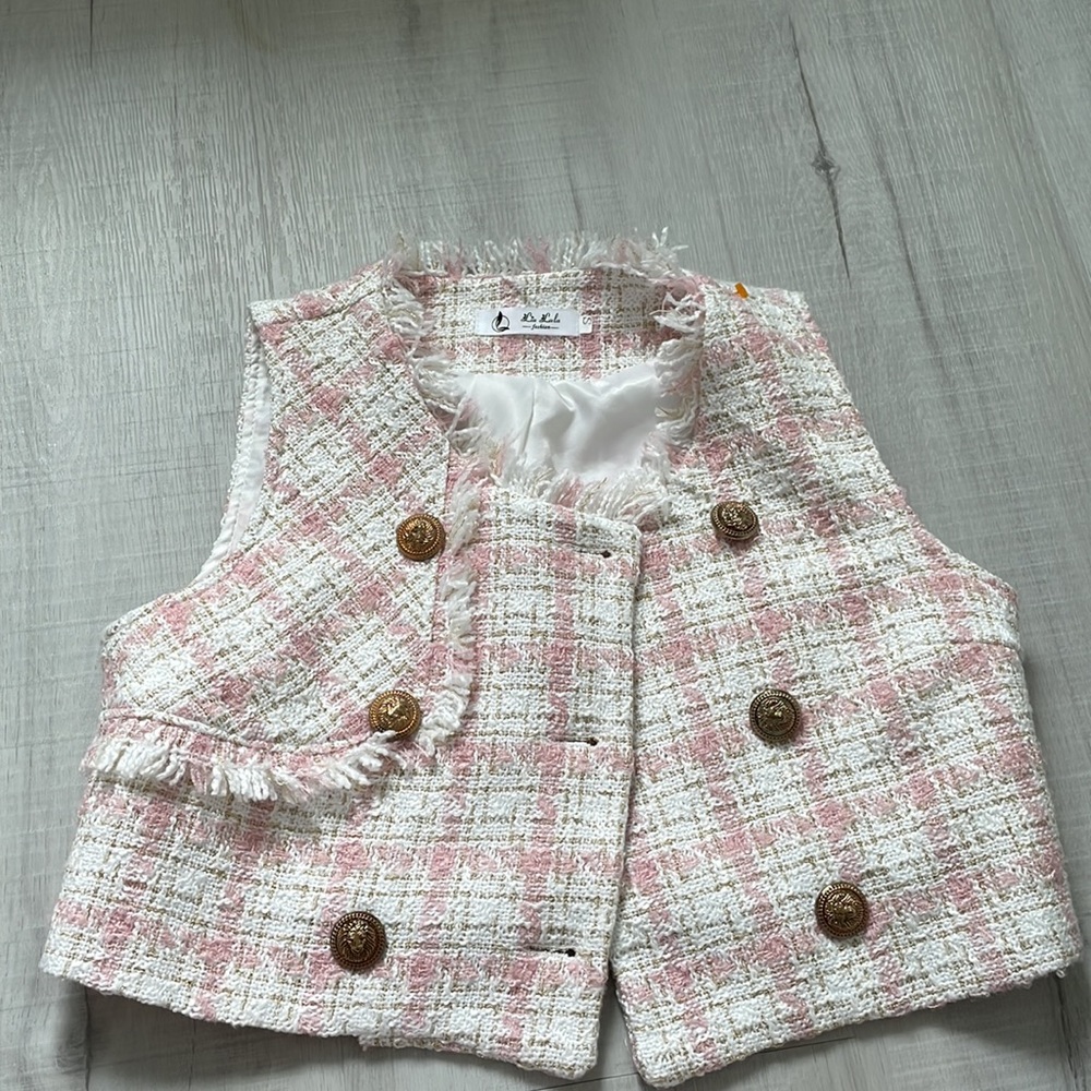 Pink Tweed Set - Picture 2 of 5